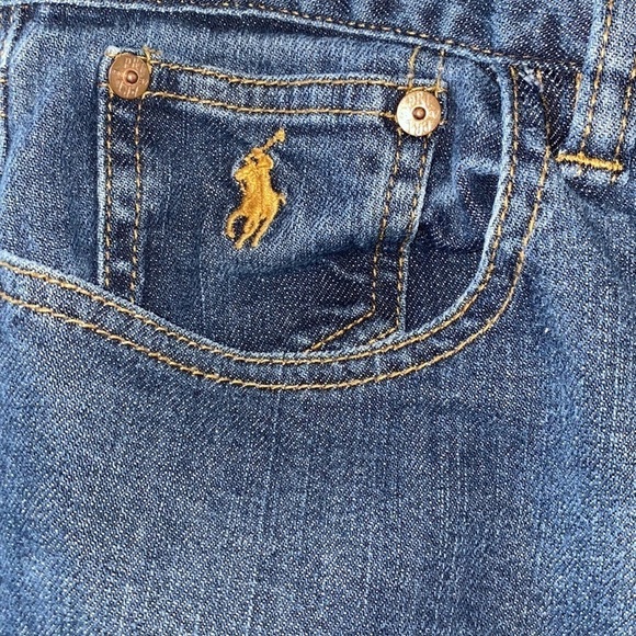 RALPH LAUREN SPORT Blue Label Straight Leg High Rise Jeans - Picture 5 of 10